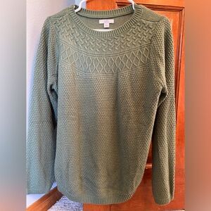 Croft & Barrow cable knit sweater